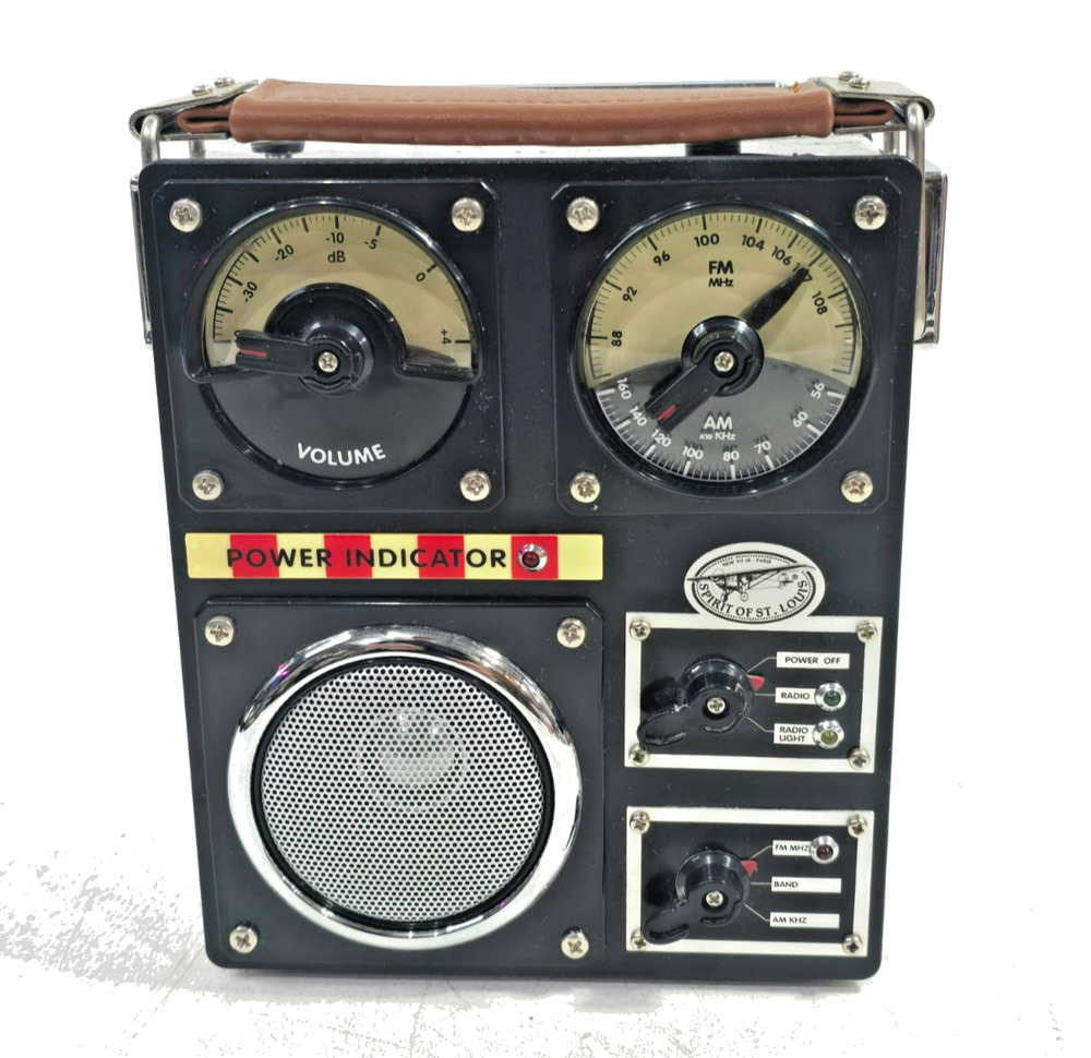 Vintage Spirit Of St Louis Field Transistor Radio TESTED WORKS